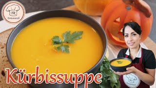 Kürbissuppe schnelles Rezept so cremig in 20 min so lecker und einfach war es noch nie [upl. by Yeldoow]