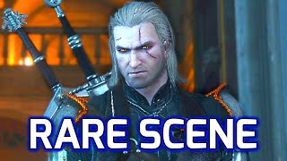 Witcher 3 Rare Scene Geralt Shamefully Kicked Out of the Bank [upl. by Colline272]