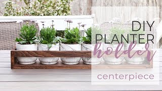 DIY Plant Holder Centerpiece Tutorial [upl. by Cogswell]