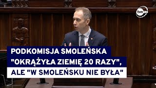 Kilometrówki i loty podkomisji smoleńskiej quotkosztowały polskiego podatnika ponad milion złotychquot [upl. by Osrit]