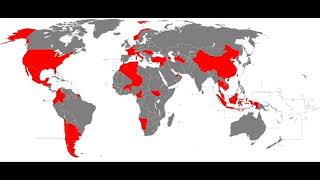 Countries whose national anthem mentions blood [upl. by Quintina]