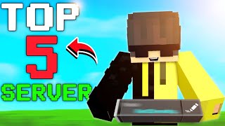 Top 5 Best Server For Minecraft Pe  Best 5 Server For Minecraft Pe  Top 5 Best Mcpe Server [upl. by Yllime789]