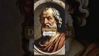 Democritus  10 Quotes philosophy ancientgreekphilosophy ancientgreekphilosophers democritus [upl. by Wyck23]