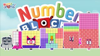 Numberblocks 9 times table  multiply  educational kids ColorArtid learntocount [upl. by Kwapong]