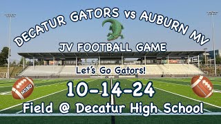 101424 Decatur vs Auburn MV High School JV Football Game [upl. by Rubliw]