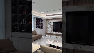 Luxury TV backdrop using DITUO ceramic slabs [upl. by Lj]