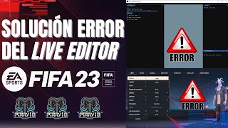 Solución al error del Live Editor FIFA 23 TU7 [upl. by Anneirb696]