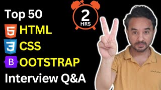 TOP 50 HTML CSS Bootstrap Interview Questions and Answers [upl. by Florella998]