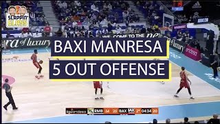 Manresa  5 Out Offense [upl. by Annaoy881]