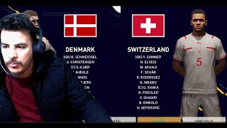 denmark vs switzerland pes 2023 patch 2024 live stream glitzo shwo [upl. by Vasily]