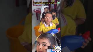 Diwali Cleaning Activity 🧹⭐️ earlychildhoodeducation playway brainymoppet deepavali prayagraj [upl. by Araec]