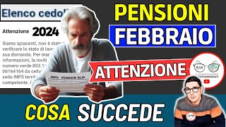 INPS⚠️ PENSIONI FEBBRAIO 2024 ➡ CEDOLINI e DETTAGLIO BLOCCATI con NOVITà AUMENTI NETTI quando [upl. by Proudlove]