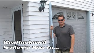 Weatherboard Scribers How to mark cut and fit [upl. by Alhan]