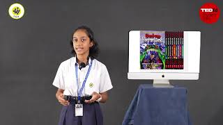 Love of Reading TedEd Talk by Jhanvi Sharma from The Shri Ram Universal School [upl. by Leumhs]