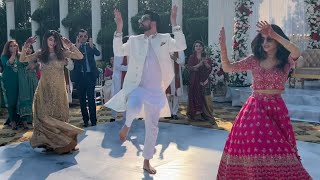 Surprise Bridesmaids’ Dance for Groom  Saajanji Ghar Aaye  Bangladeshi Wedding 2021 [upl. by Nhabois993]