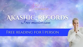 Akashic Record Reading for One Person Free Masterclass  041224 [upl. by Aletse378]