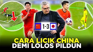 CARA LICIK CHINA DEMI LOLOS PIALA DUNIA CEMOOH LAGU KEBANGSAAN MAIN LASER HINGGA KECILKAN LAPANGAN [upl. by Almire]