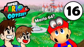 Voltamos a CASTELO da PEACH Cade o Yoshi  Super Mario Odyssey 16 [upl. by Bordie]