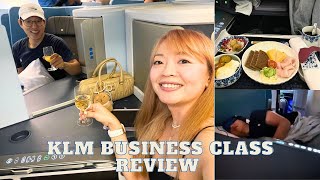 KLM Business Class review  Yay or Nay [upl. by Jorey]