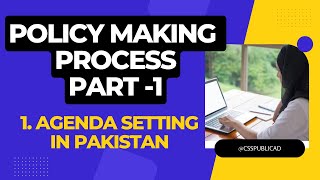 2 Policy Making process Part 1 Policy Stages  Policy Cycle  Agenda Setting csspublicadd [upl. by Akinirt319]