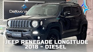 Apresentação  Jeep Renegade Longitude Diesel  2018 [upl. by Zebaj]