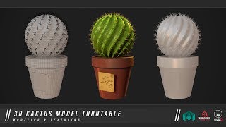 3D Cactus Turntable by TheOuttribe [upl. by Yrehc]