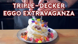 Binging with Babish TripleDecker Eggo Extravaganza from Stranger Things [upl. by Maupin361]