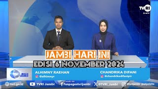 JAMBI HARI INI  Edisi 6 November 2024jhiPilkada2024TVRIJambiMediaPemersatuBangsa [upl. by Mckenzie444]