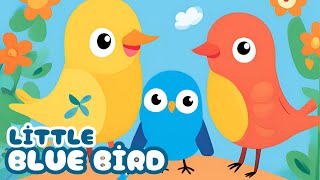 Little Blue Bird I Kids Songs and Nursery Rhymes MAYEKids [upl. by Analed]