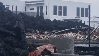 Grindavik the evacuated town Cracked houses and fissures 291024 [upl. by Sholem]