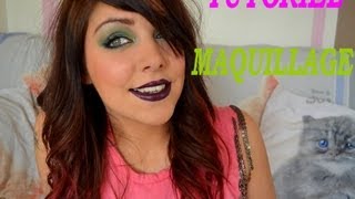 Maquillage Vert  Bonus cheveux [upl. by Marthe879]