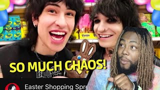 Our Favorite Besties Jake Webber amp Johnnie Guilbert Easter Shopping Spree  Reaction [upl. by Milah871]