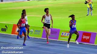 Parvej Khan top sprint finish at National Inter State Sr Athletics Championship 2024 MEN 1500m [upl. by Horowitz]