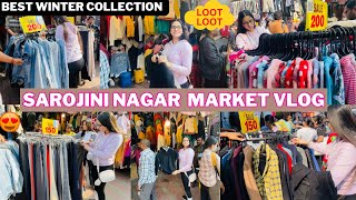 Sarojini Nagar Market Winter Haul 2023  Unbelievable Deals Starting at ₹30  Full Shopping Guide [upl. by Eilliw]