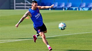 Lionel Messi  Amazing Tricks and Skills in Training  Is He Human [upl. by Kinata171]