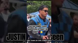 Justin combs at court for DIDDY diddy justincombs seancombs [upl. by Ydur]