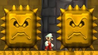 Newer Super Mario Bros Wii  All Castles [upl. by Yeslaehc]