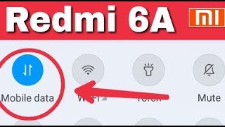 Redmi Note 6a  How To Change Data Connection  Sim Card internet Change [upl. by Anhpad115]