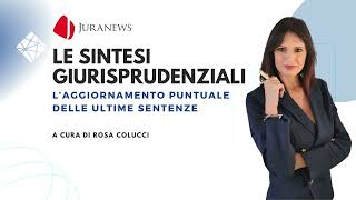 𝐉𝐔𝐑𝐀𝐍𝐄𝐖𝐒  𝐋𝐄 𝐒𝐈𝐍𝐓𝐄𝐒𝐈 𝐆𝐈𝐔𝐑𝐈𝐒𝐏𝐑𝐔𝐃𝐄𝐍𝐙𝐈𝐀𝐋𝐈  Edizione 18 ottobre 2024 [upl. by Neerahs]