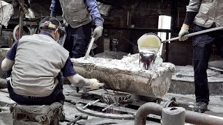 Korean Aluminum Foundry With Extreme Heat and Hard Work Amazing Aluminum Casting Process [upl. by Rabjohn445]