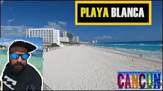 CANCUN Playa Blanca  Aqui La Arena es Mas BLANCA  Cancún Quintana Roo 4K cancun [upl. by Simpkins]