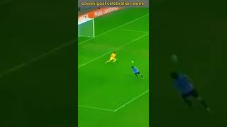 why cavani goal celebration alone [upl. by Ettezil291]