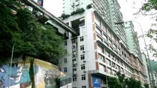 train travels through apartment block in China [upl. by Ravahs]