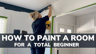 How to Paint a Room for Beginners [upl. by Marolda]