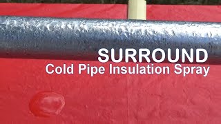 Fixing Sweating Dripping Pipes with Surround Pipe Insulation Spray [upl. by Marigold]