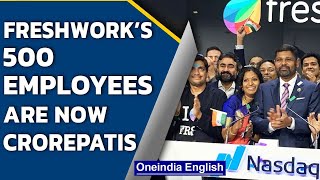 Freshwork’s IPO makes 500 employees crorepatis 69 under the age of 30  Oneindia News [upl. by Hess599]