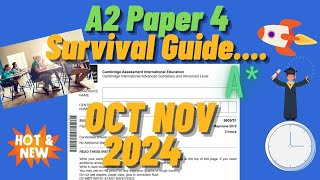 A2 Business P4 Survival Guide 2024 CAIE [upl. by Waylan]