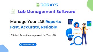 Simplify Test Report Management with DoraysLIS  Best Lab Management Software [upl. by Gershon]