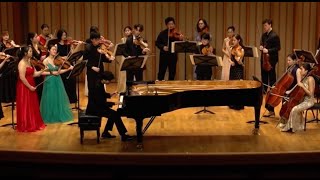 Caden Lin 16  Beethoven Piano Concerto No3 with Colburn Academy Virtuosi Live [upl. by Cohberg]