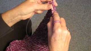 KNITTING STRAIGHT ON A CIRCULAR NEEDLE [upl. by Matthew]